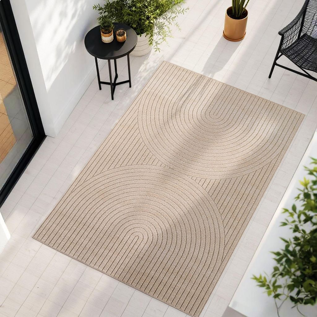 Carpetsale24 Dywan Zewn?trzny Nowoczesny Boho Design Efekt Zdjęcie produktu 