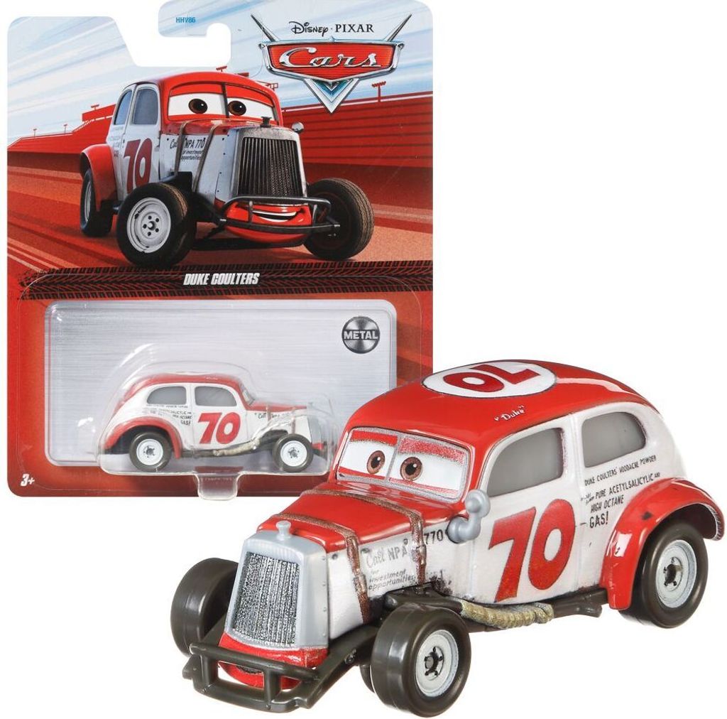 Mattel FLL95 Disney Pixar Cars 3 Duke Coulters Spielzeugauto Actionauto Maßstab 1:55