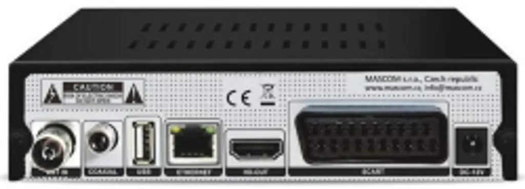 Décodeur TNT HD Mascom MC820T2HD Tuner Satellite et DVB-T2 Full HD 1080p