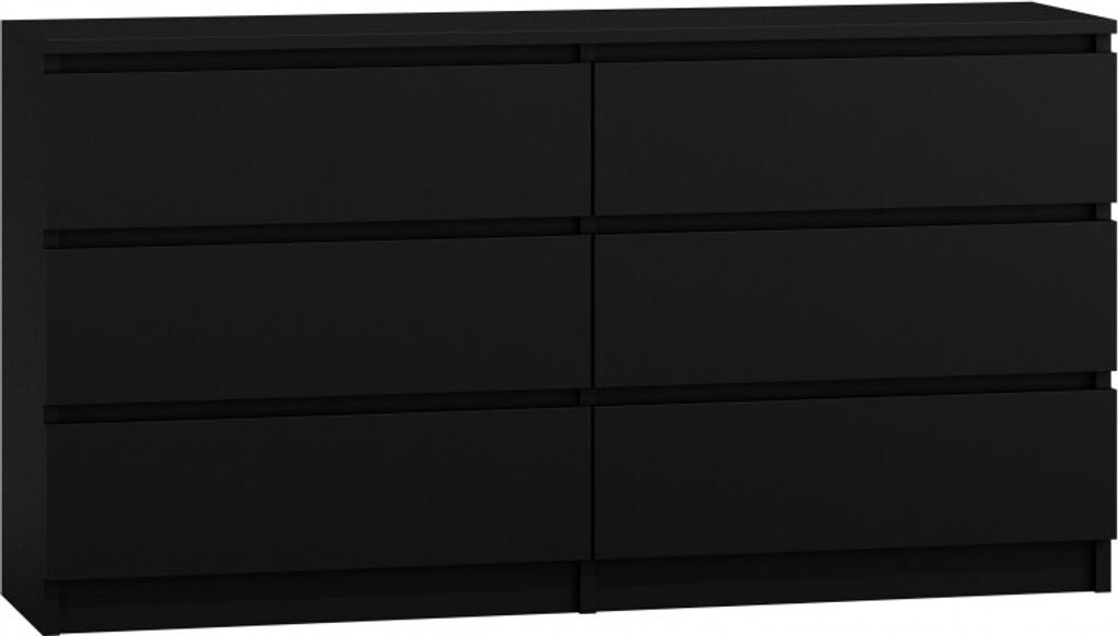 CDF Kommode Malwa M6 140 | Farbe: Schwarz | Schrank für Produktbild 