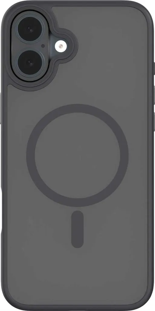 Coque iPhone 16 Plus noir Spacecase - Dos Anti-Rayures et Aimants Mag