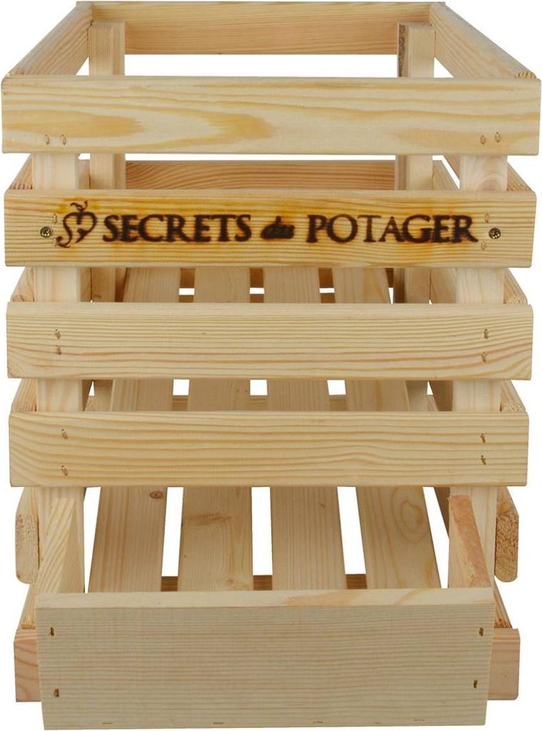Esschert Design Holz- Zwiebelkiste; C2081; 39,8x48,2x40,0 Produktbild 