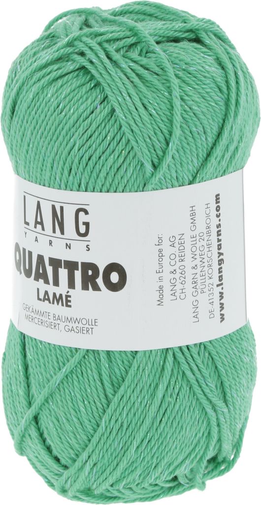 Lang Yarns - Quattro Lamé 0017 hellgrün