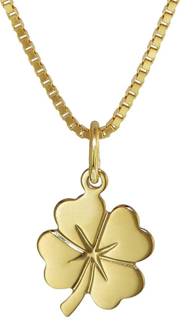 trendor 35922 Kleeblatt Anhänger Gold 333 (8 Karat) + Produktbild 