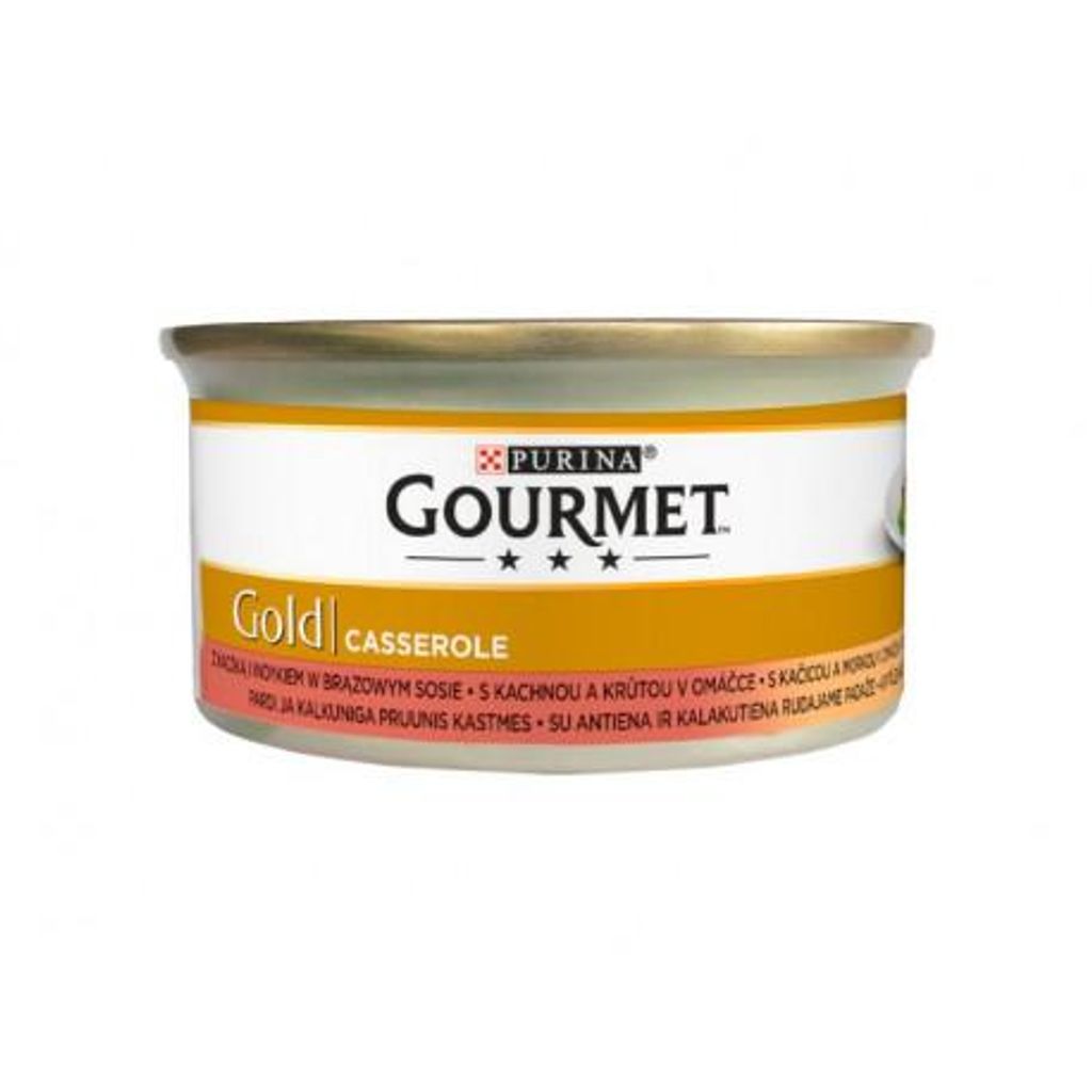 Gourmet Gold karma mokra dla kota z kaczką i indykiem 85 g