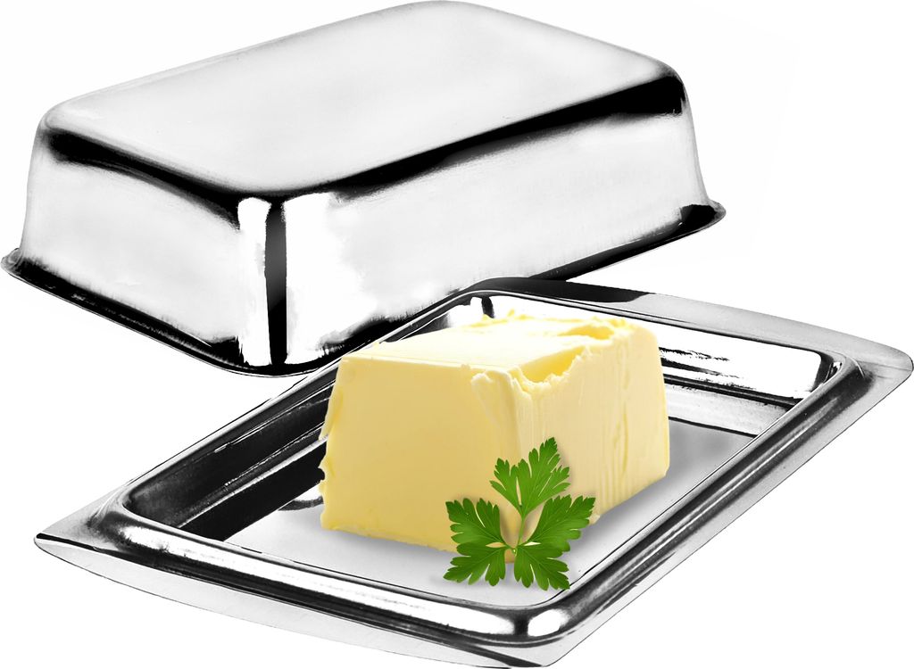 Kela Butterdose Edelstahl VISION - Spülmaschinengeeignet 18/10