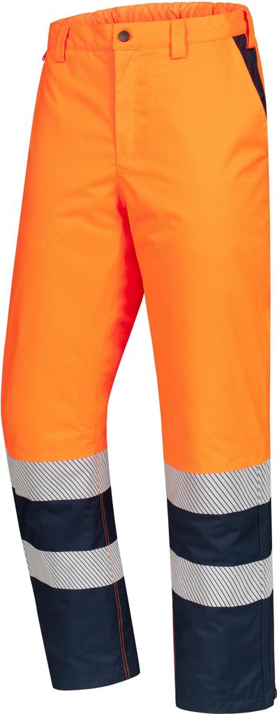 Nitras Motion Tex Viz lange Warn-Winterhose | orange | Gr. XXL | Arbeitshose