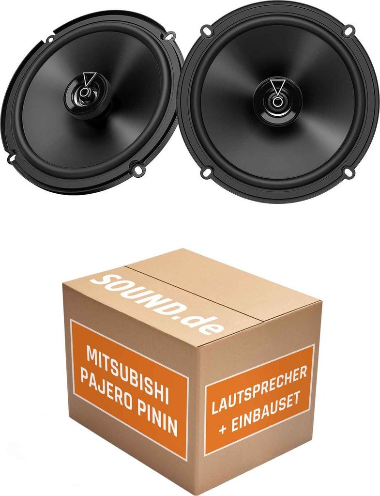 Lautsprecher Boxen Einbaupaket vorne JBL Club 3 64FSL passend für Mitsubishi Pajero Pinin | 2x Tief-Mitteltöner mit integriertem Hochtöner 165W MAX