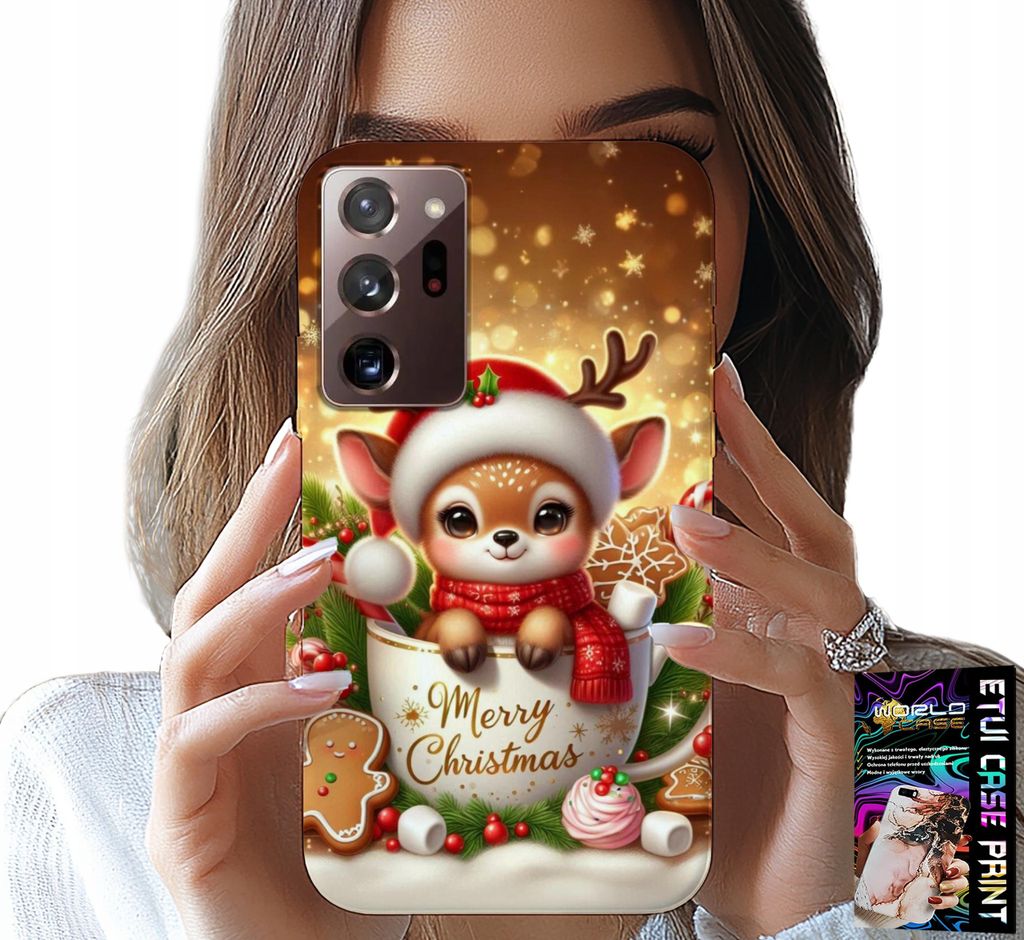 Hülle Für Samsung Note 20 Ultra - Süsses Rentier-Weihnachtsmuster