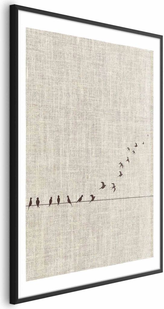 Posterpapier Poster - Learning to Fly 29.7x42 cm Tiere g-C-0186-ao-a