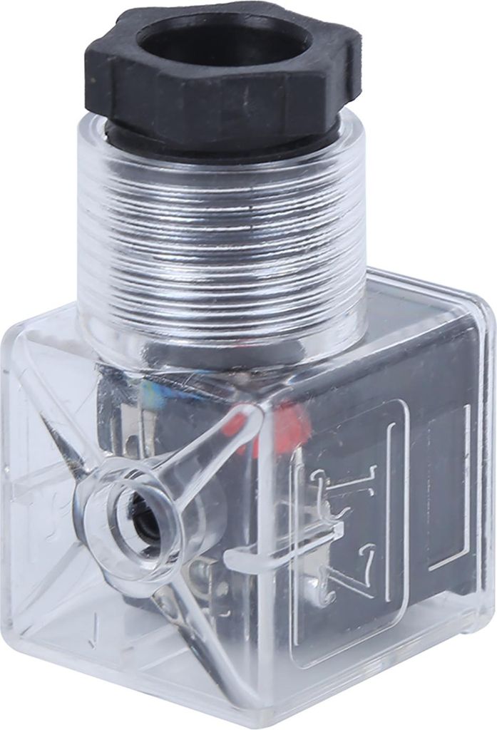 5 Stück Magnetspulenstecker Hydraulikventil Transparente Spannung Universalzubehör DC24