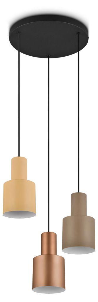 Lustr Trio Agudo TR 319430317 E27 3x40 W černý Obrázek produktu 