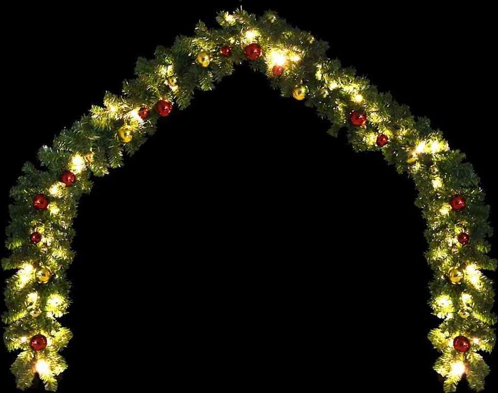 vidaXL Vianočná girlanda s guľôčkami a LED svetlami 5 m Obrázok produktu 2