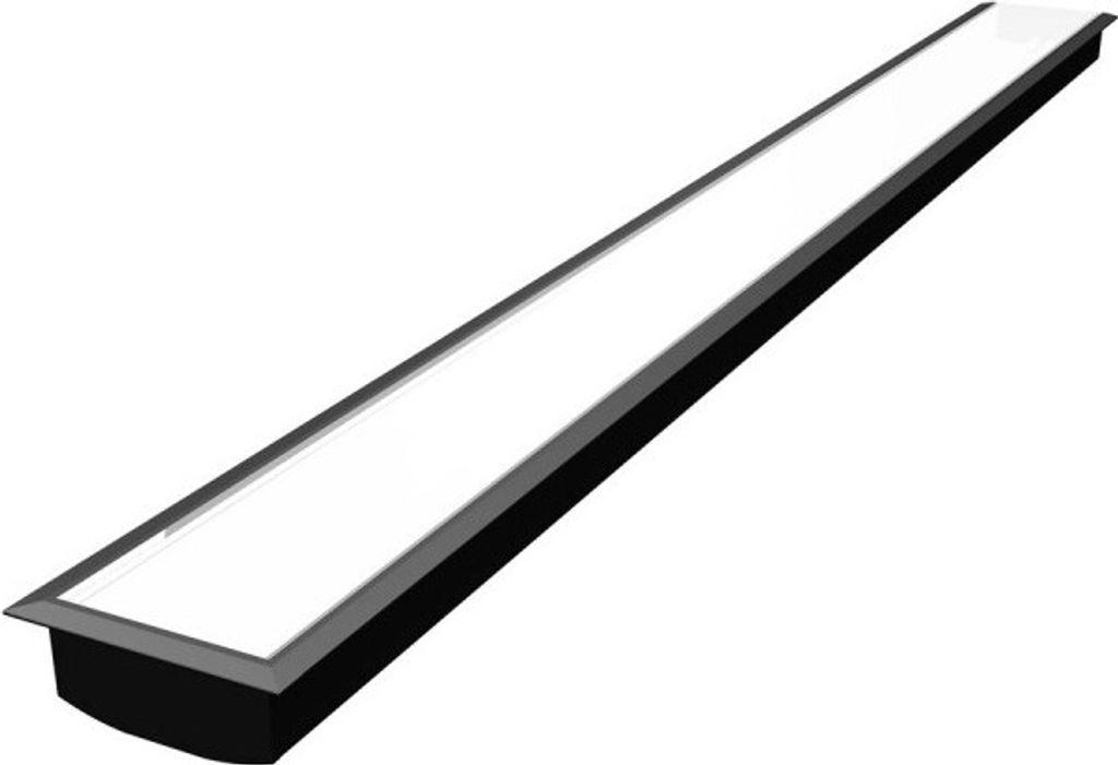 SLV BIG WHITE GRAZIA 60 Einbauprofil 3 m schwarz 1004907