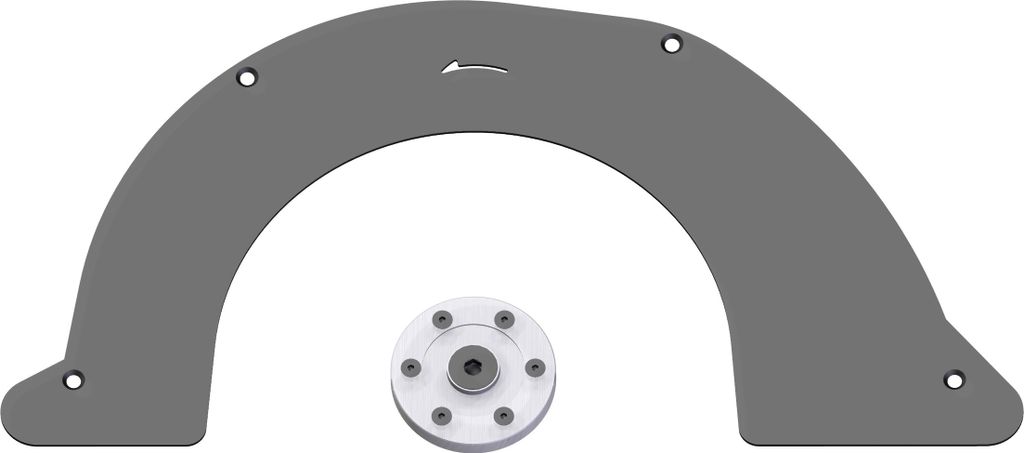Adapterset ETR 400 P Eibenstock f. Randnahschnitt, 3744W000