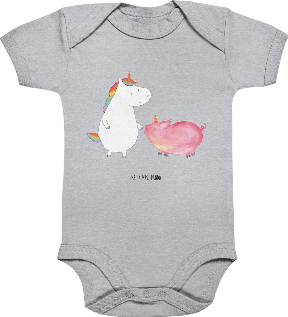 Mr. & Mrs. Panda Babybody Einhorn Schwein 3. - 6. Monat - Produktbild 