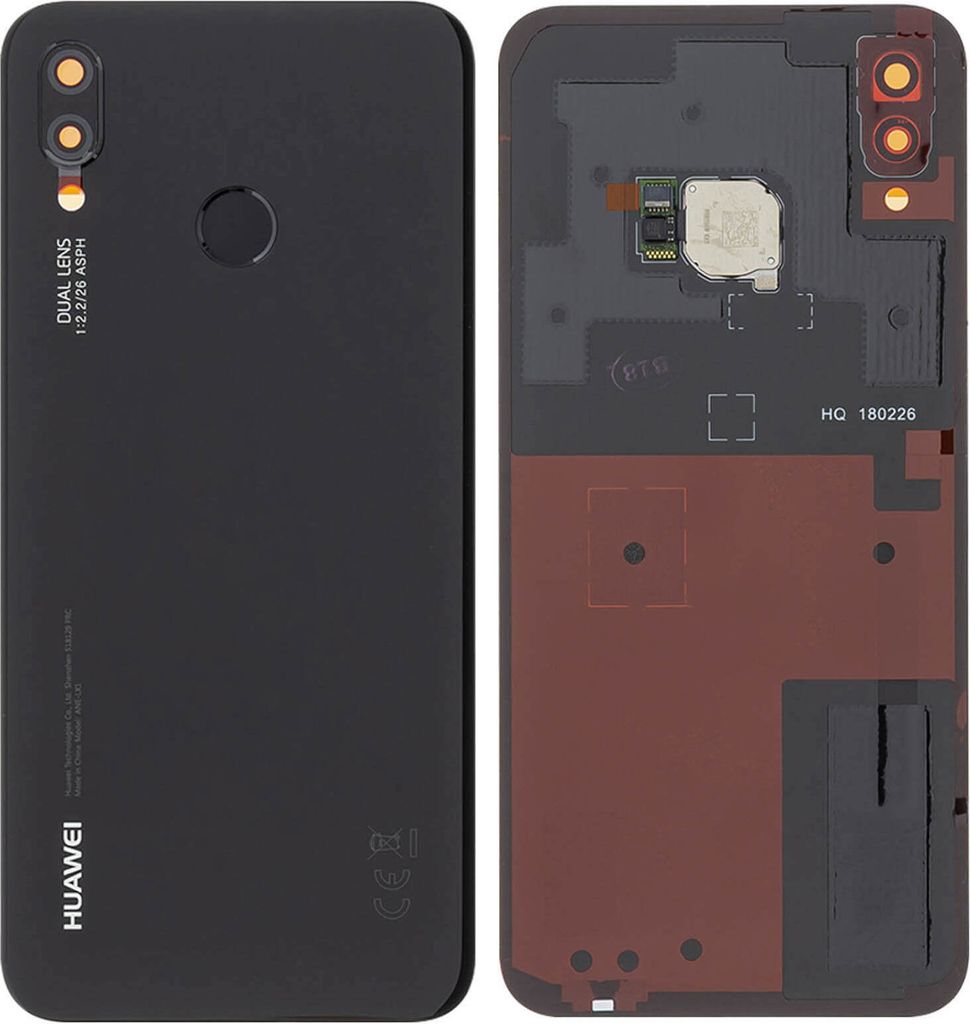 Ersatzteil Akkudeckel, neue Rückseite für Huawei P20 Lite – Schwarz