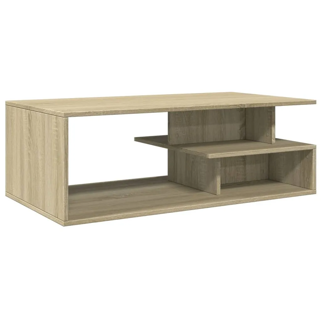 SYFAX™ Tavolino Salotto Rovere Sonoma 102x55x35cm in Legno Multistrato