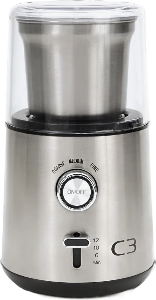 Moulin à café 200W fini les arômes perdus broyeur inox 85g rapide et net