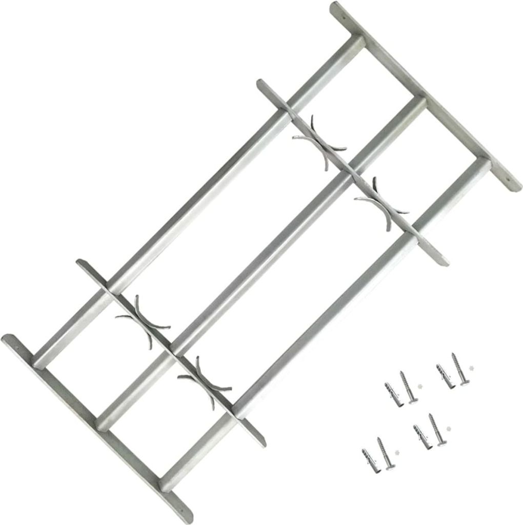 VIDAXL-Fensterschutzschutz con 3 aste trasversali 1000-1500 Immagine del prodotto 