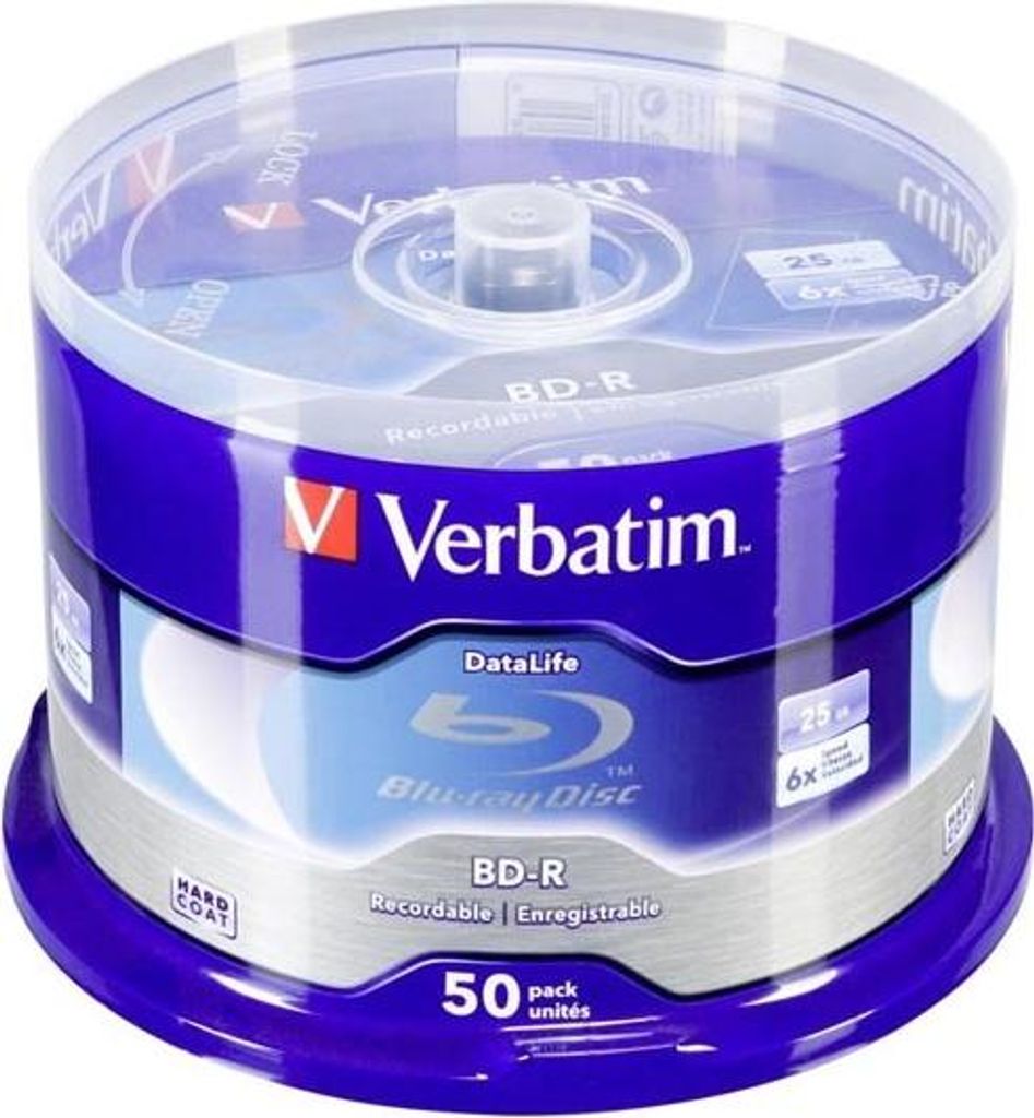 Verbatim BD-R 43838 da 50 pezzi Immagine del prodotto 