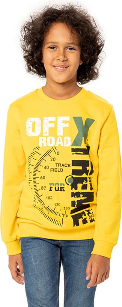 Jungen-Sweatshirt Extreme Club - Gelb - 128