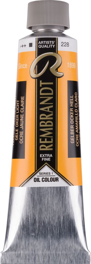 Rembrandt Ölfarbe Tube 150 ml Gelber Ocker Hell 228