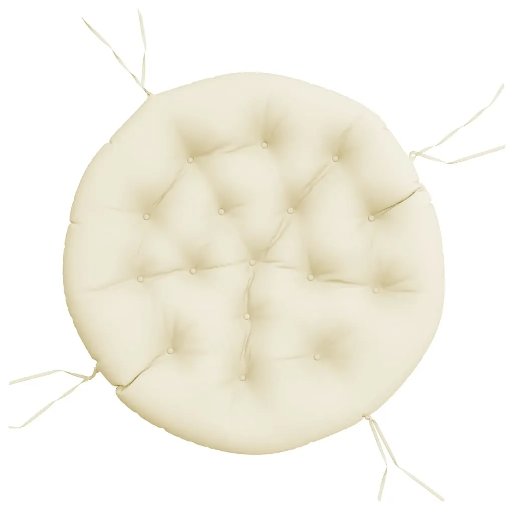 Cuscino Giardino Rotondo Crema Ø 100x11 cm | Tessuto Oxford Esterno
