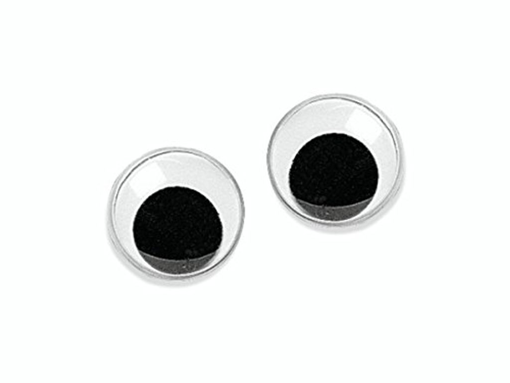 Wackelauge zum Kleben 25mm 10 Stück mit beweglicher Pupille Produktbild 