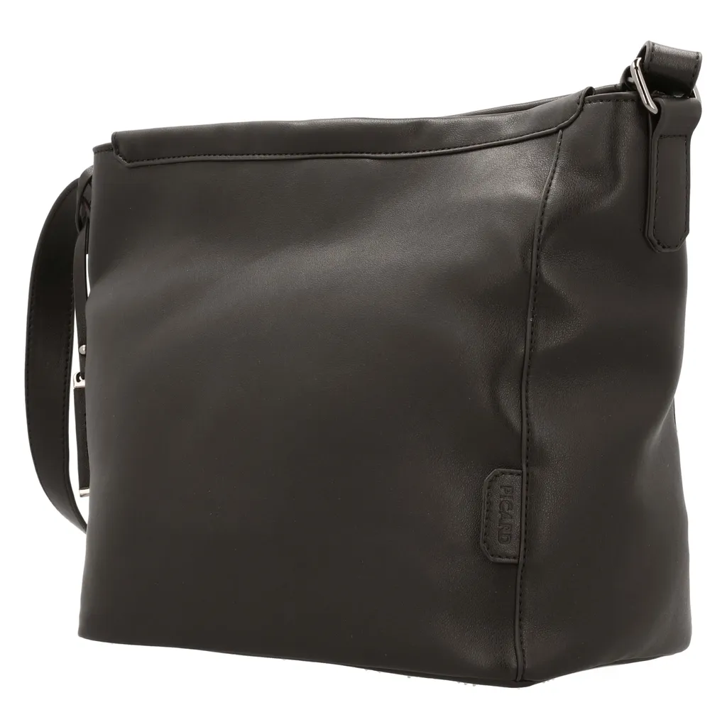 PICARD Yours Shopper Nero: Borsa a Tracolla Pratica con Multi-Scomparto - 7