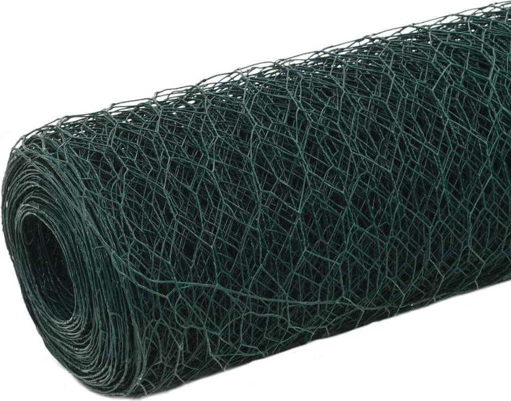 vidaXL Ogrodzenie z drutu stalowego z powłoką PVC 25x1,2 m Zdjęcie produktu 