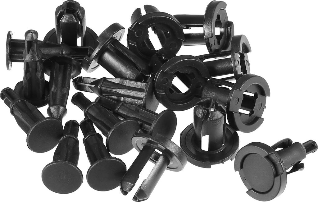 10 Stück Druckstift-Nietbefestigungsklammern kompatibel für Subaru Ascent 2019-2021 für Subaru BRZ 2013-2020, strapazierfähiges schwarzes Kunst...