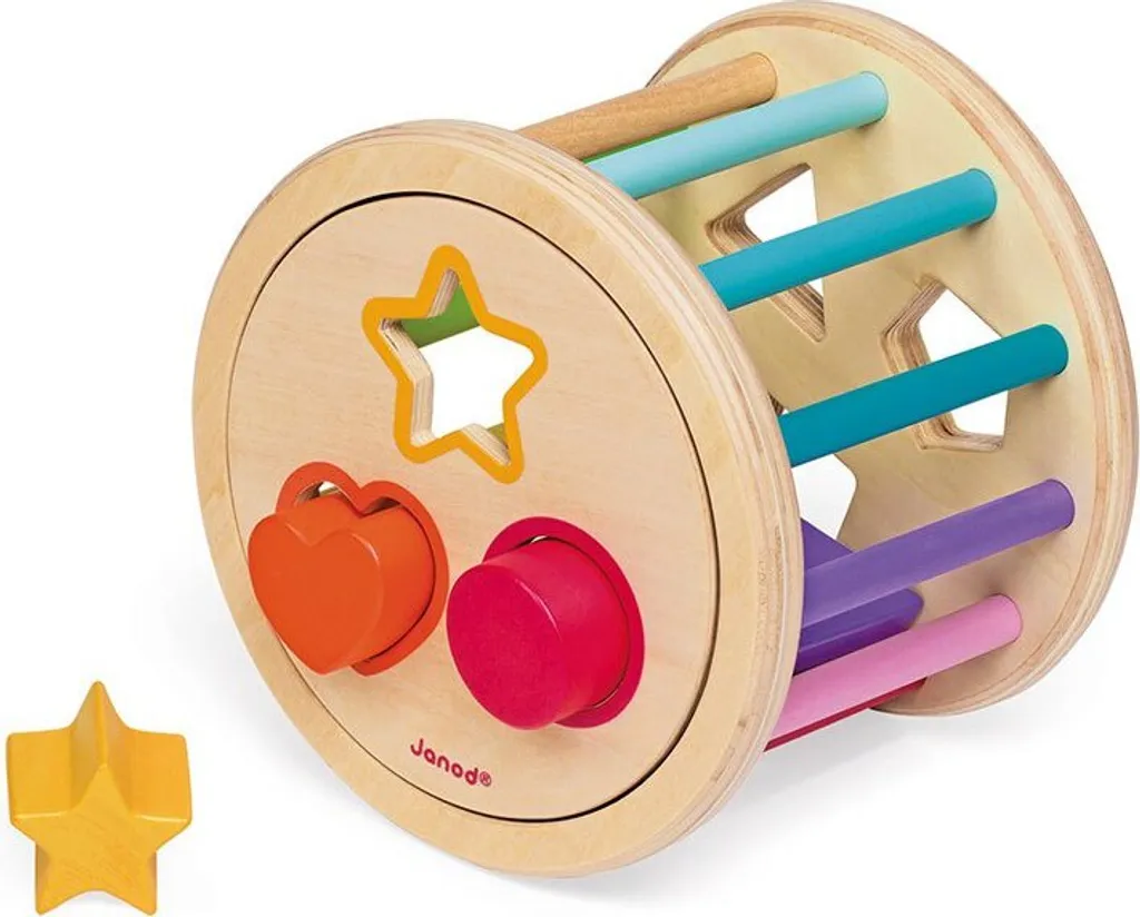 Boîte à Formes Bébé en Bois Jeu d'Assemblage Éducatif pour Petit Enfant