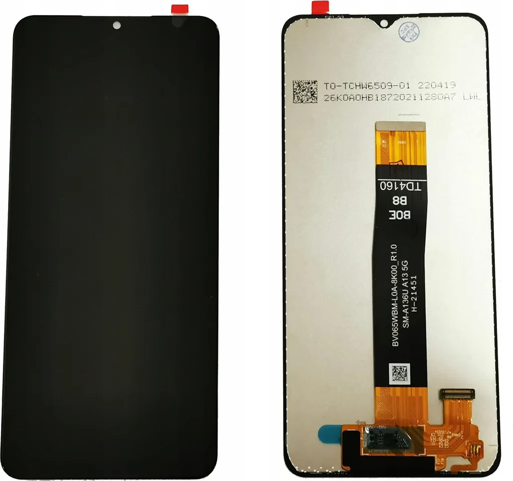 Bloc Écran de Rechange pour Samsung A13 5G A136 Qualité Originale Noir