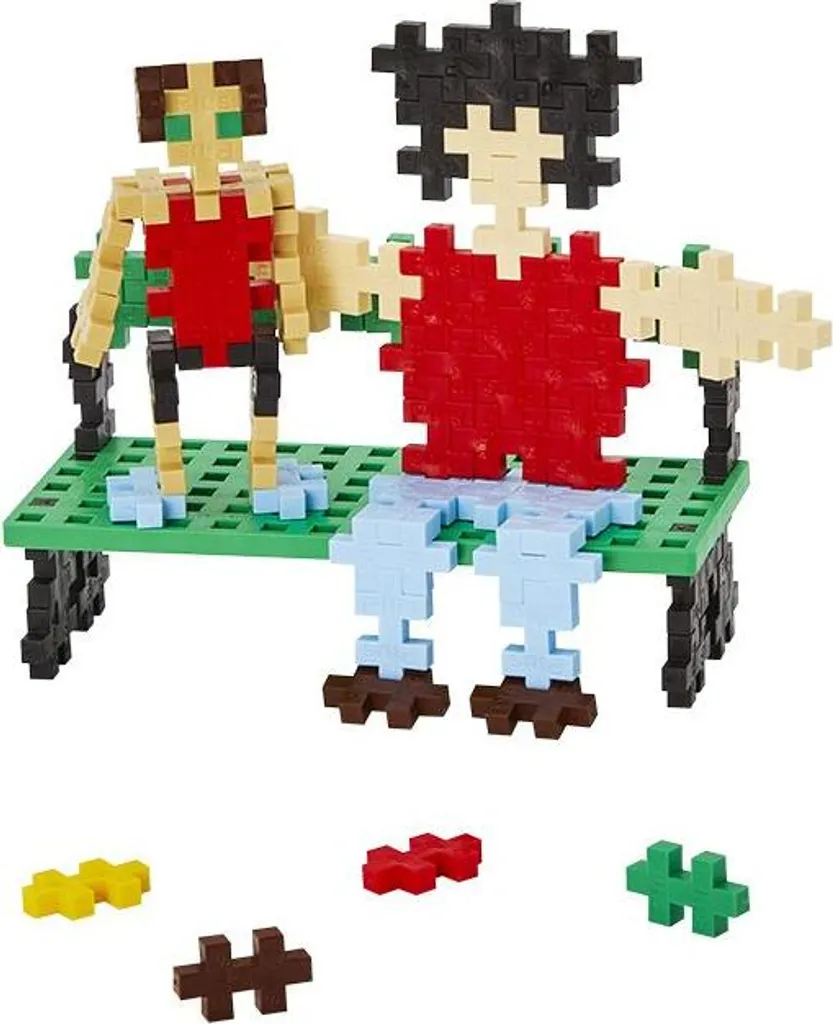 PlusPlus People of the World Jeu de Construction 15 points 70 Pièces - 4