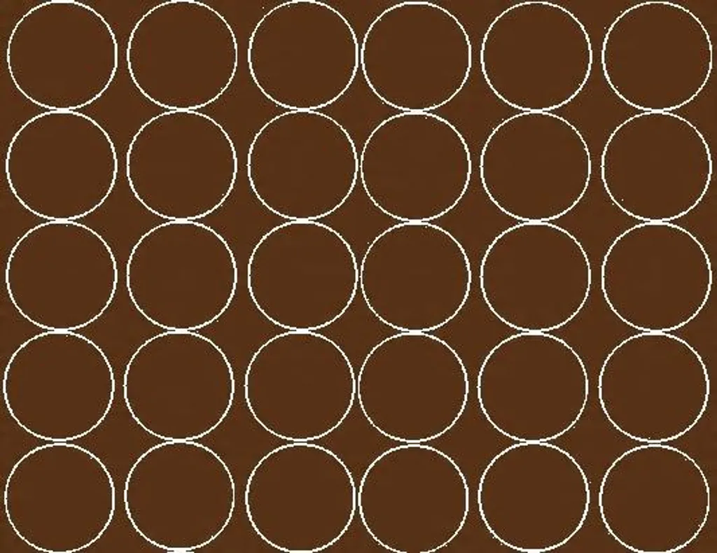 Adesivi Rotondi Marroni 7cm Opachi | 30 Etichette per Packaging Eco