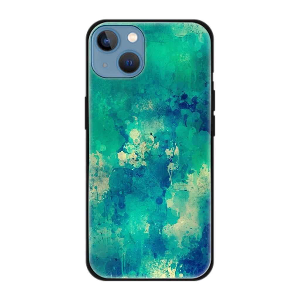 König Design Hülle kompatibel mit Apple iPhone 13 Kunststoff Soft Handyhülle - Handy Case Aquarell