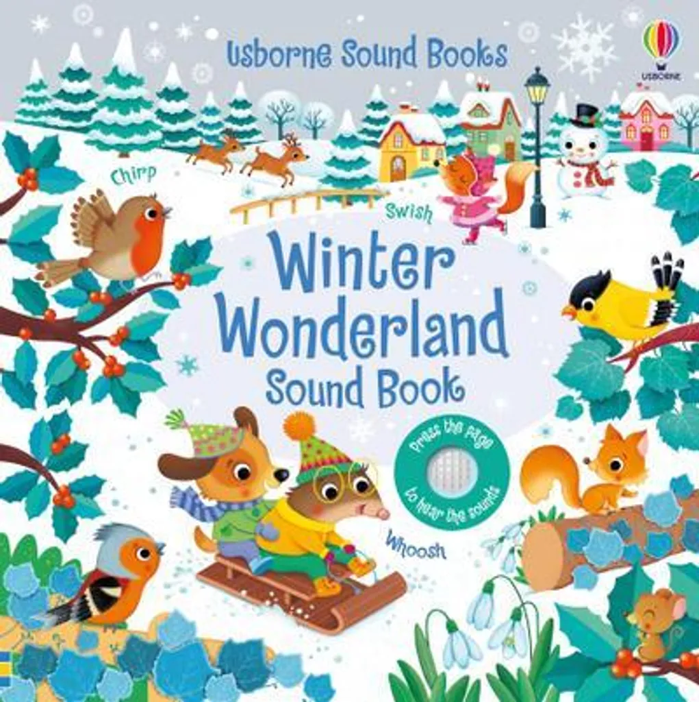 Livre de sons Pays des Merveilles de l'Hiver avec puces sonores
