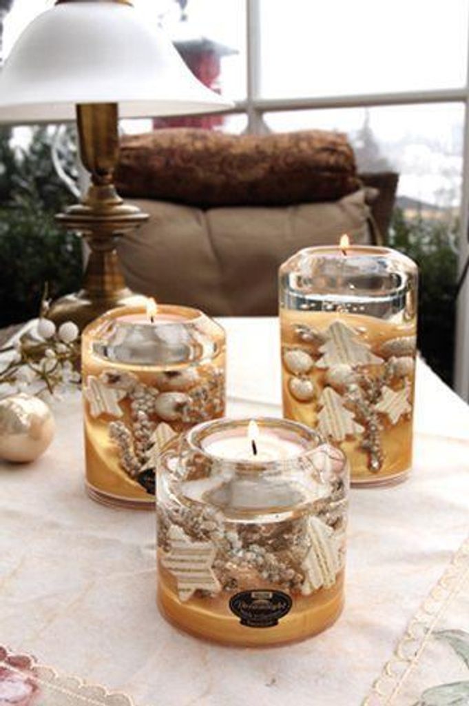 Gilde Dream Candela Smart Angelo Gold H= 9 cm Ø = 7 cm