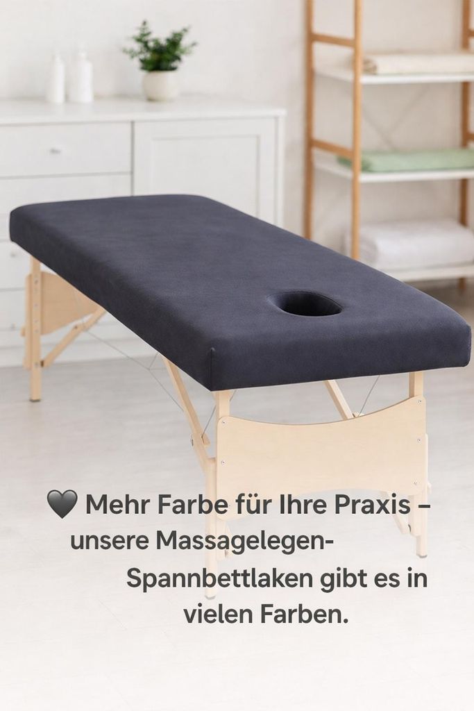 Massageliege Frottee Spannbettlaken mit Nasenschlitz Marke Produktbild 