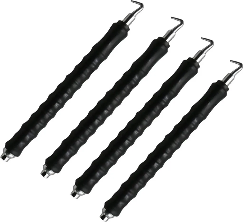 Set de 3 Pièces Drillapparat 30 cm et Drillkurbel Noir pour Fil de Fer