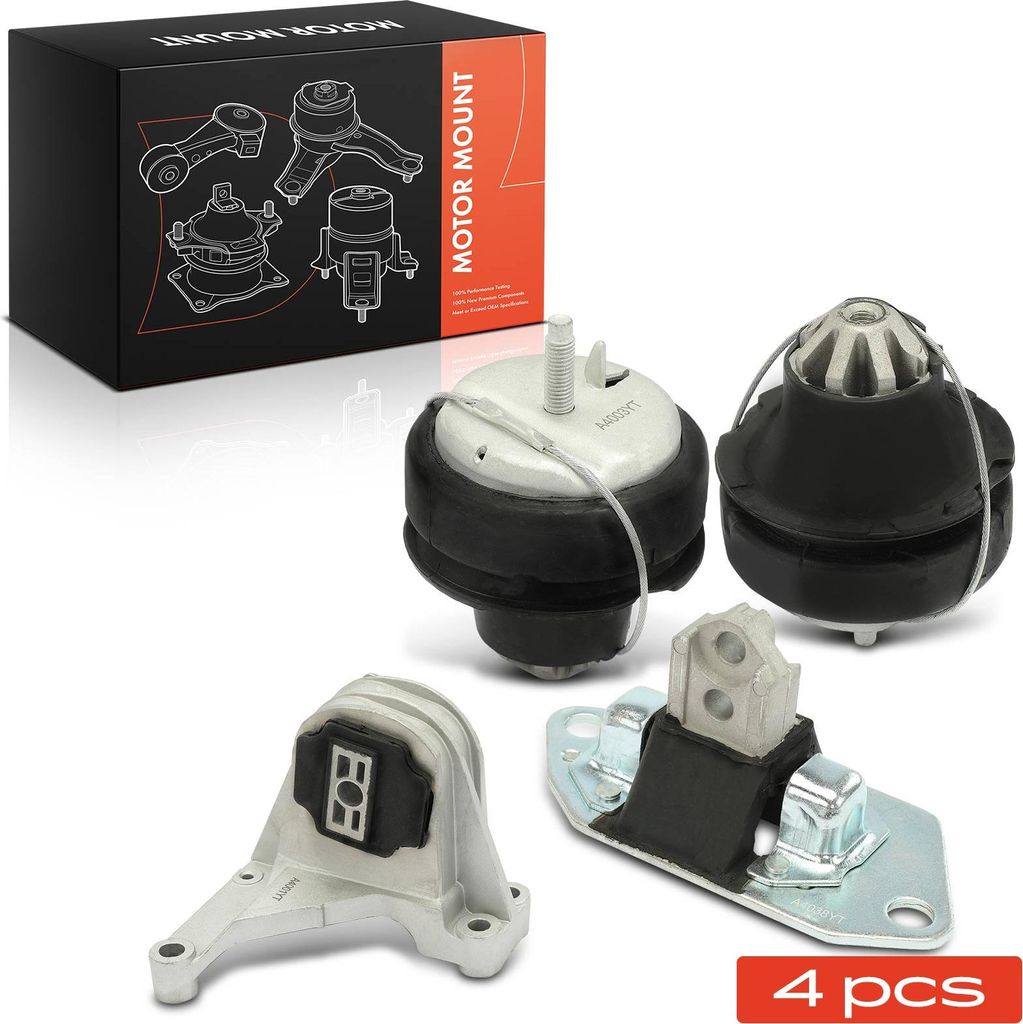 Frankberg 4x Motorlager Rechts für Volvo S60 I S80 I V70 2 SW XC70 295 XC90 275 2.4L