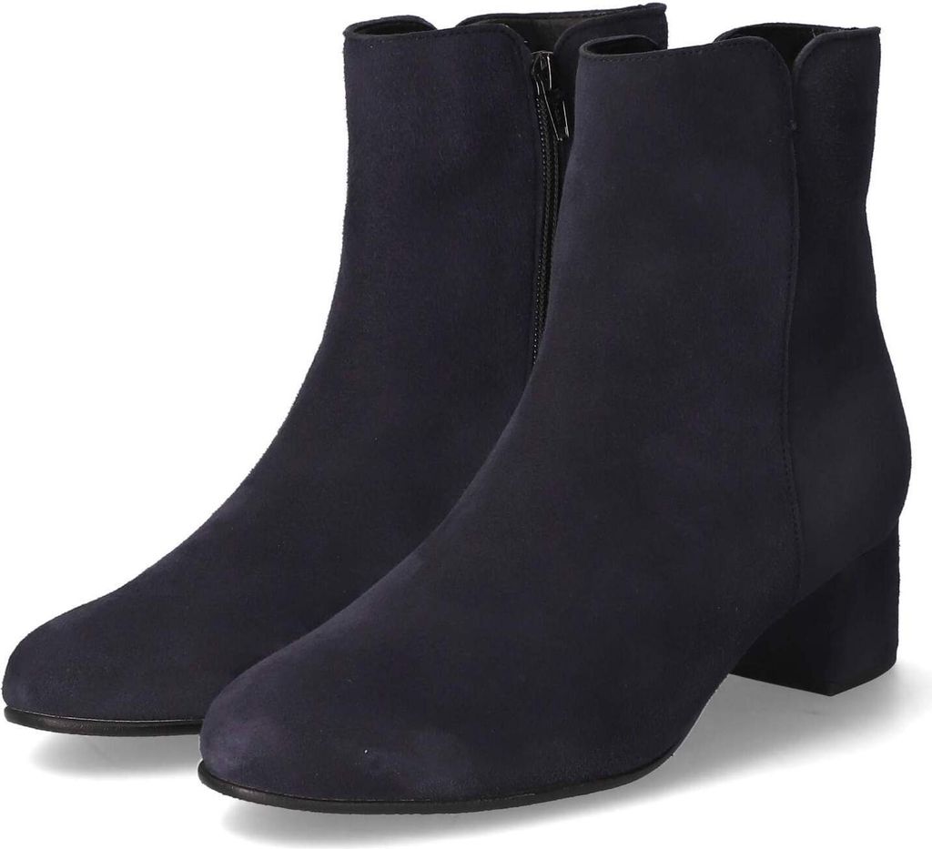 Ankle Boots Damen Stiefel Wildleder Blau Gabor Damen Graue