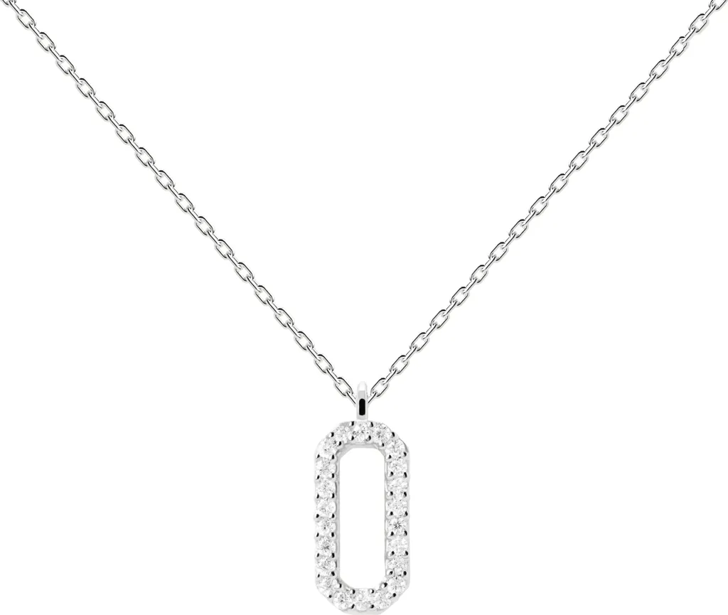 Collier PDPAOLA Abi Silver argent massif accessoire idéal pour le quotidien