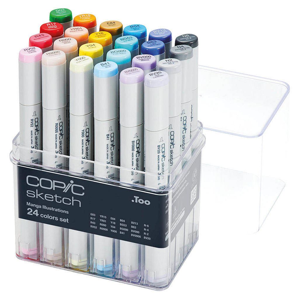 COPIC® Sketch Manga Illustration Layoutmarker farbsortiert Produktbild 