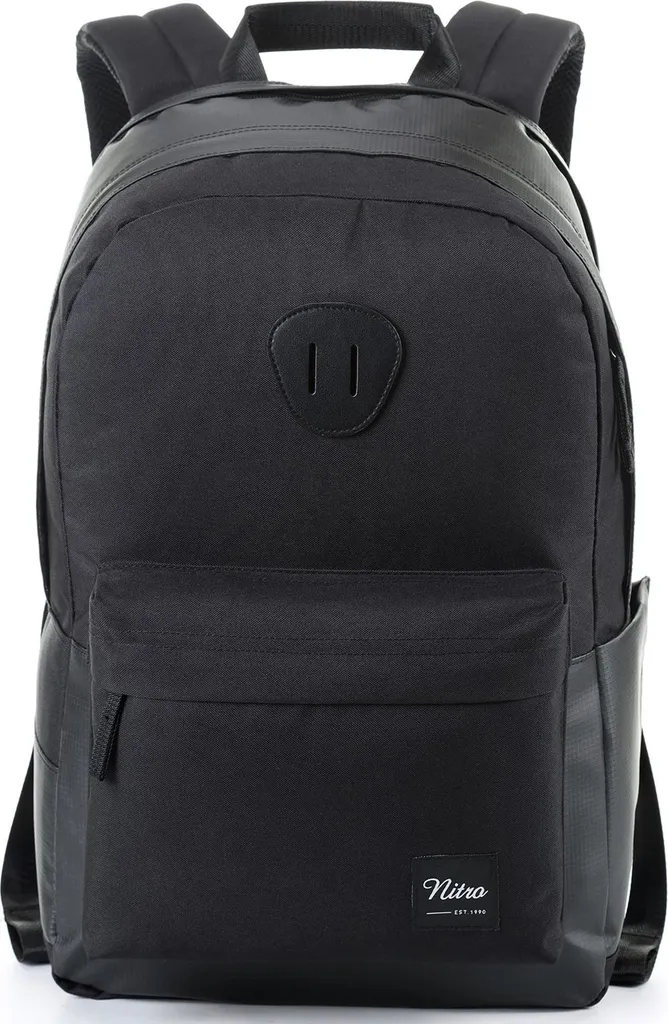 NITRO zaino per il tempo libero zaino con scomparto per laptop Urban Plus Backpack 28L Tough Black nero