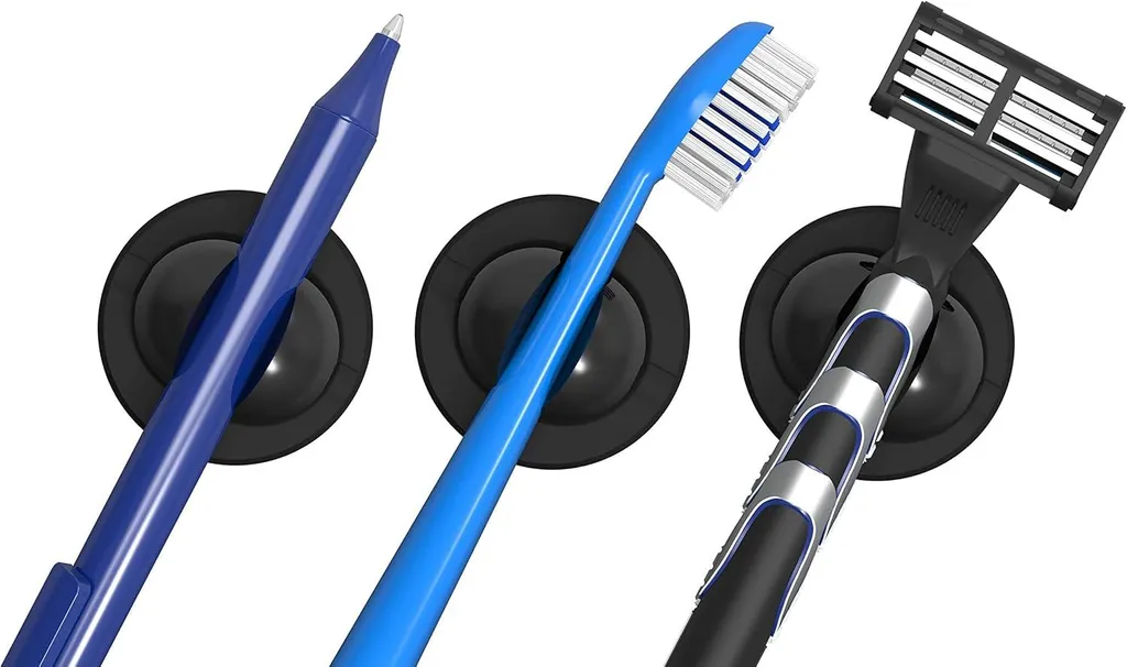 Support Schneider Klick-Fix Noir - Fixez Tout sans Trous - Lot de 5