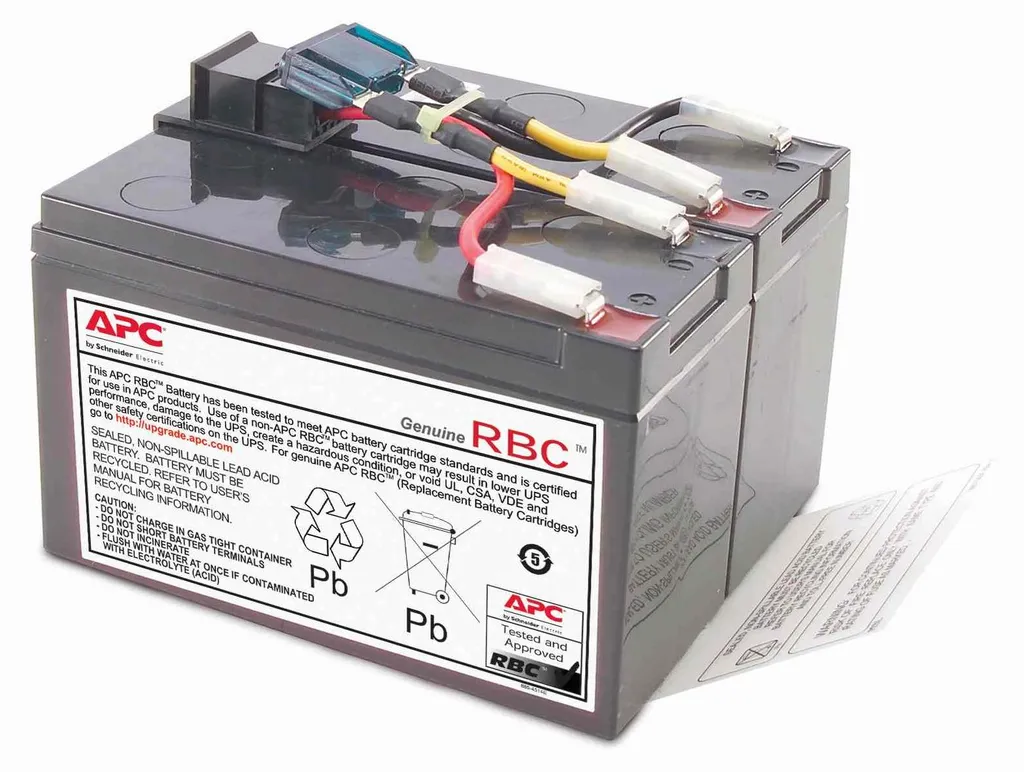 Batterie APC RBC48 haute capacité pour onduleur USV montage sans outil