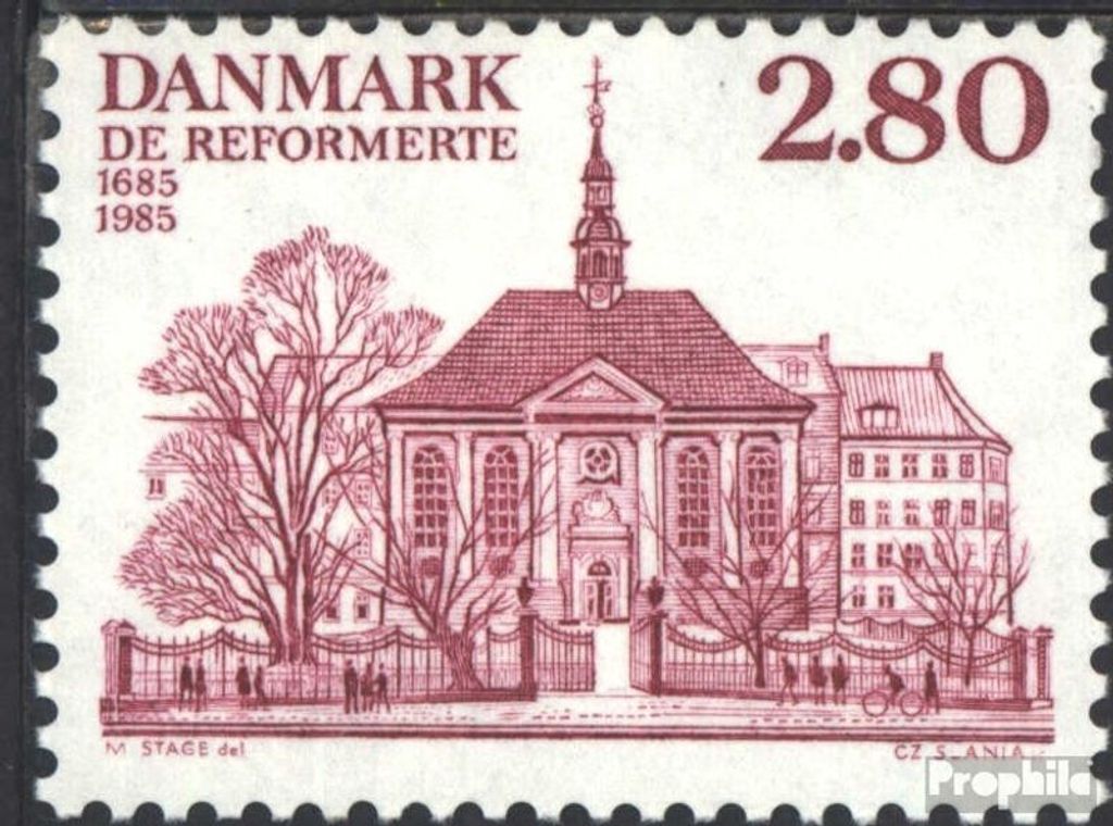 Briefmarken Dänemark 1985 Mi 828 (kompl.Ausg.) postfrisch Reformierte Kirche