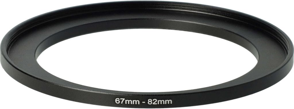 vhbw Step-Up-Ring Adapter 67mm - 82mm für Kamera Objektiv - Produktbild 